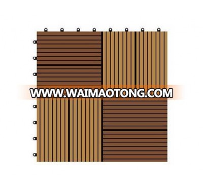 2016 made in china hot sale laminate flooring,wood plastic composite DIY decking for outdoor